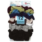 Scunci 12pk Scrunchie Interlock Neutral