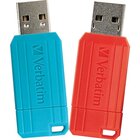 Image of product - 64GB PinStripe USB Flash Drive - 2 Pack