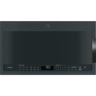 GE 2.1 CuFt 1050.0 Watt Black Slate Over-The-Range Sensor Microwave Oven