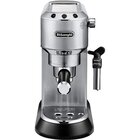 Image of product - Dedica DeLuxe Manual Espresso Machine, Cappuccino Maker - Stainless Steel