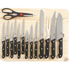 Image of product - Wildcraft 15 Piece Cutlery Set With Wood Cutting Board