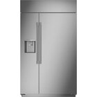 Image of product - 28.8 CuFt Smart Built-In Side-by-Side Refrigerator In Stainless Steel