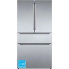 Bosch 20.7 CuFt 800 Series 4-Door French Door Refrigerator In Stainless Steel