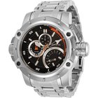 Image of product - Men Coalition Forces Collection Steel Band Black And Orange Dial 52.5 mm Stainless Steel Watch