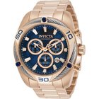 Image of product - Men Bolt Collection Rose Gold Band Blue Dial 50mm Stainless Steel Watch