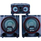 Image of product - Dual 8" Home Stereo System With Media Player And LED Party Lighting