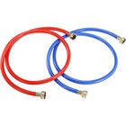 Pro-Dynamic 5ft Long Rubber Red And Blue Washer Fill Hoses