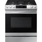 Samsung 6.0 CuFt Smart Slide-In 5 Burner Gas Range With Air Fry In Stainless Steel