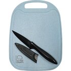 Image of product - Mini Sustainable Wheat Straw Cutting Board Set With Knife