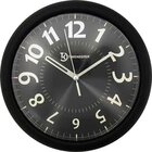 Timekeeper 9" Large To Small Wall Clock - Black