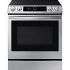 Samsung 6.3 CuFt Smart Slide-In 5 Element Radiant Electric Range With Air Fry And Smart Dial In Fingerprint Resistant Stainless Steel