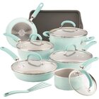 Image of product - 13-Piece Aluminum Nonstick Cookware Set - Blue