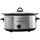 Image of product - 7 Quart Manual Slow Cooker In Stainless Steel