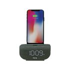 iHome Dual Charging Bluetooth Alarm Clock With Wireless And USB Charging