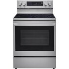 Image of product - 6.3 CuFt Smart Freestanding ThinQ® Technology Electric Range In Stainless Steel With Air Fry