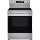 Image of product - 6.3 CuFt Smart Freestanding Fan Convection ThinQ® Electric Range In Stainless Steel With Air Fry