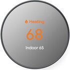 Google Nest Programmable Smart Wi-Fi Thermostat In Charcoal