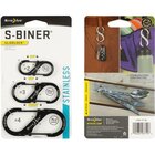 Image of product - 3-Pack S-Biner® SlideLock® Stainless Steel Combo - Black