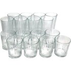 Image of product - Moonstone 16-Piece Double Old Fashion And Tumbler Glassware Set