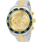 Image of product - Mens Pro Diver 48mm Case Gold Dial Stainless Steel Band Quartz Watch