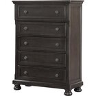 Image of product - Traditional Gray Five Drawer Chest