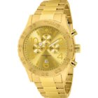 Image of product - Men Specialty 50mm Gold Dial Gold Band Quartz Watch