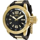 Image of product - Men I-Force 51.5mm Case Black Dial Gold-Black Band Quartz Watch
