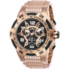 Image of product - Mens Speedway 51mm Case Black Dial Rose Band Quartz Watch
