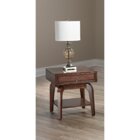 Image of product - Retro End Table With Drawer In Walnut