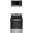 Image of product - 5.3 CuFt Freestanding Radiant Electric Range With 1.7 CuFt 1000 Watt Over-The-Range Microwave In Stainless Steel