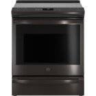 Image of product - 5.3 CuFt Smart Slide-In 5 Burners Electric Range In Black Stainless With No Preheat Air Fry