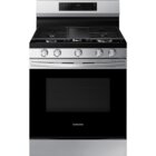Samsung 6.0 CuFt Smart Freestanding 5-Burner Edge-To-Edge Gas Range In Stainless Steel