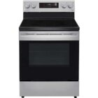 LG 6.3 CuFt Smart Freestanding EasyClean® Electric Range In Stainless Steel