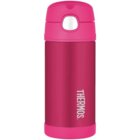 Image of product - 12 Oz Stainless Steel Straw Bottle - Pink