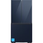 Samsung 22.8 CuFt Smart Counter Depth BESPOKE 4-Door Flex™ Refrigerator With Customizable Panels (Panel Sold Separately)