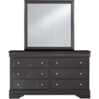 Global Furniture Pompei Metallic Gray Dresser