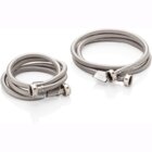 Image of product - 4 Foot Braided Stainless Steel Hose - 2 Pack