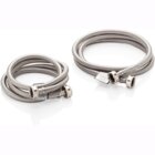 Smart Choice 4 Foot Braided Stainless Steel Hose - 2 Pack