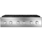 Image of product - 36" 6-Burner Gas Cooktop With Inspiral™ Wok Grate In Stainless Steel