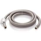 Smart Choice 6 ft. Braided Stainless Steel Waterline, 1/4"C x 1/4"C For Refrigerator Ice Maker