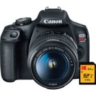 Image of product - EOS Rebel T7 24.1 MP Digital SLR Camera With 18-55mm EF-S Lens And 64GB SDXC Card
