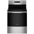 Image of product - 5.3 CuFt Freestanding 5-Burner Convection Electric Range In Stainless Steel With Air Fry