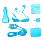 Image of product - On-The-Go USB-C and Micro USB Mobile Accessory Kit For Android Devices - Blue