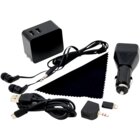 Image of product - On-The-Go Mobile Accessory Kit For iOS Devices - Black