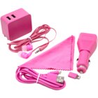 EVOO On-The-Go Mobile Accessory Kit For iOS Devices - Pink