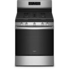 Image of product - 5.0 CuFt Freestanding 5-Burner Convection Gas Range In Stainless Steel With Air Fry