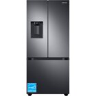 Image of product - 22.0 CuFt Smart French Door Refrigerator In Black Stainless Steel With External Water Dispenser