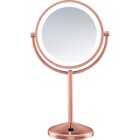 Conair Reflections Battery-Operated 1X/10X LED Rose Gold Make-Up Mirror