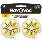 Rayovac 16-Pack Size 10 Hearing Aid Batteries