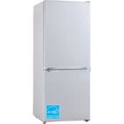 Image of product - 9.2 CuFt Bottom-Mount Compact Refrigerator In White With Beverage Can Dispenser